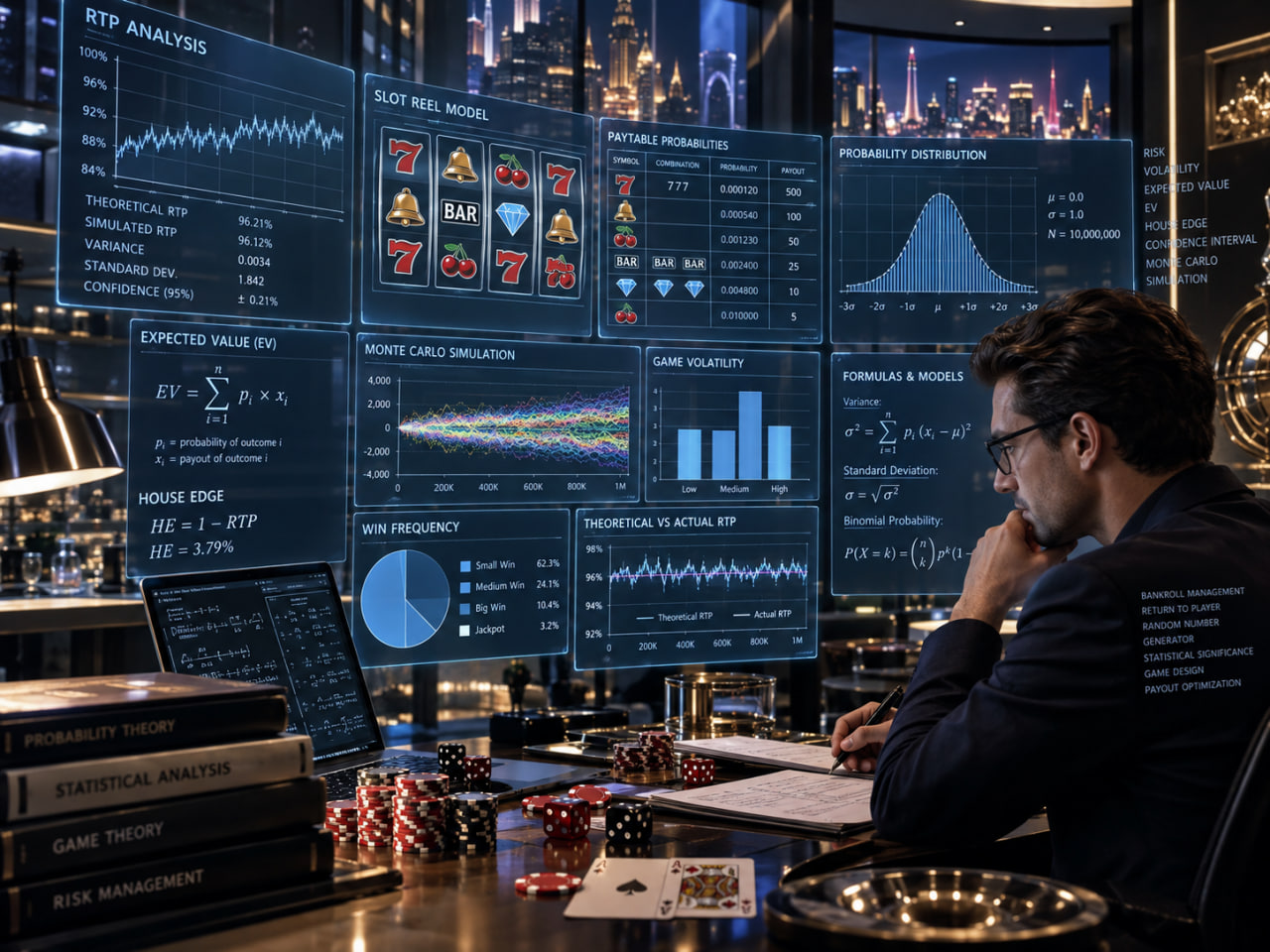 Casino mathematics and RTP analytics